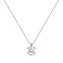 Кольє з білого золота з діамантом (арт. Ц011165010б) – зображення 1
