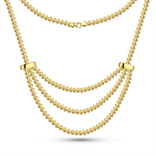 Колье Francelli из желтого золота (арт. е352960ж) – изображение 1