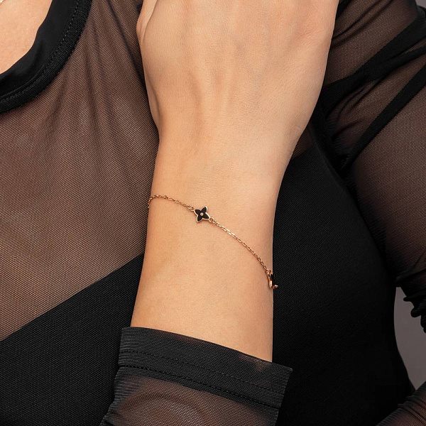 Браслет из красного золота с эмалью (арт. 300035Д) – изображение 2