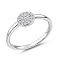 Серебряное кольцо с фианитами (арт. 7501/5089/6) – изображение 1