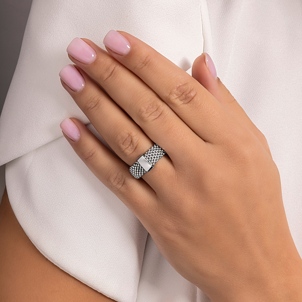 Золота каблучка без каменів (арт. 156686б) – зображення 2