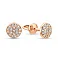 Золоті сережки пусети з фіанітами (арт. 2105885101) – зображення 1