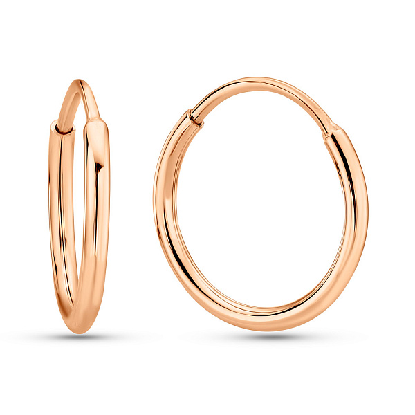 Серьги из красного золота (арт. 122800) – изображение 1