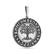 Срібний підвіс-оберіг з чорнінням (арт. 7903/2244)