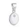 Серебряная подвеска с фианитом (арт. 7503/4393) – изображение 1