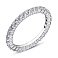 Серебряное кольцо с дорожкой из фианитов (арт. 7501/5372/2) – изображение 1