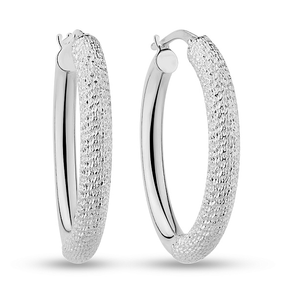 Золоті сережки-кільця (арт. 1091610/25б) – зображення 1