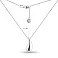 Кольє з білого золота (арт. 361448б) – зображення 3