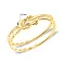 Золота каблучка Вузлик (арт. 140994ж) – зображення 2