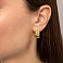 Золотые серьги-кольца Francelli без камней (арт. 1091862/15ж) – изображение 3