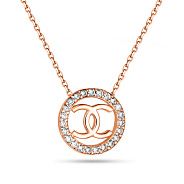 Золоте кольє з фіанітами (арт. 352317)