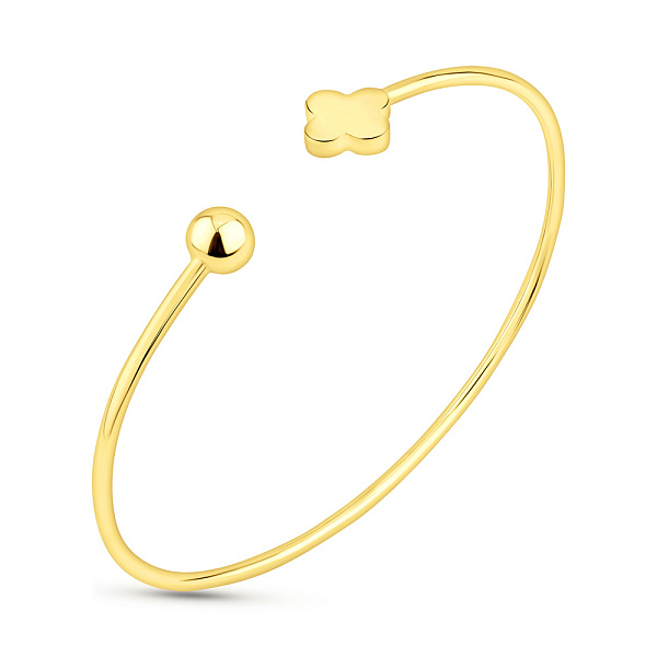 Жорсткий браслет з жовтого золота (арт. 340085ж) – зображення 1