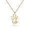 Золотое колье «Ангел» в желтом цвете металла (арт. 350870ж) – изображение 1