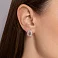 Золотые серьги с фианитами (арт. 110325) – изображение 2