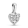 Золотий кулон Сердечко з діамантами (арт. П341556020б) – зображення 1