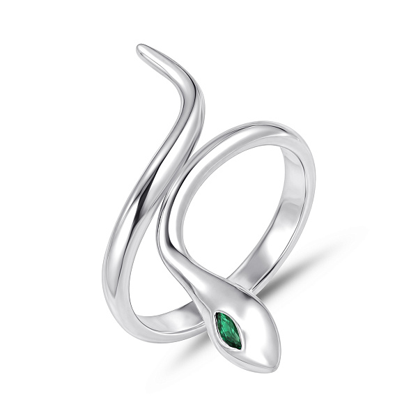 Серебряное кольцо Змея с альпинитами (арт. 7501/8770аз) – изображение 1
