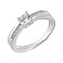 Серебряное кольцо с фианитами (арт. 7501/8037) – изображение 1