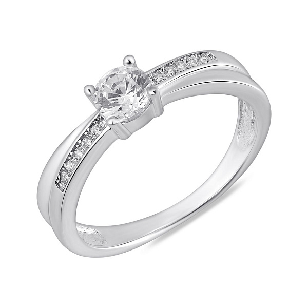 Серебряное кольцо с фианитами (арт. 7501/8037) – изображение 1