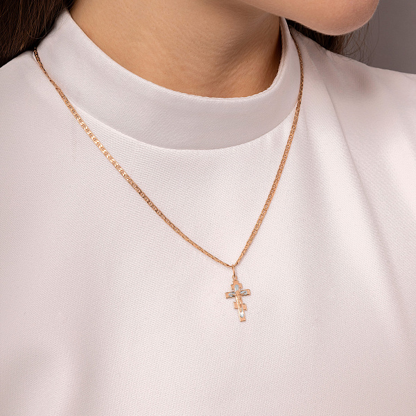 Золотой крестик (арт. 521001н) – изображение 2