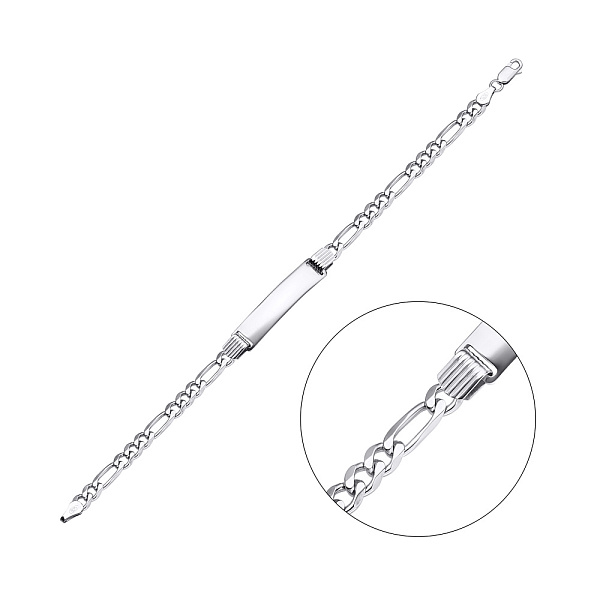 Серебряный мужской браслет на руку (арт. 7509/1634) – изображение 1