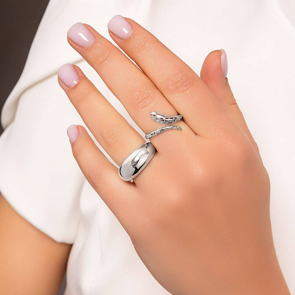 Золота каблучка Змія (арт. 1401002б) – зображення 2