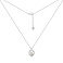 Серебряное колье с перламутром и фианитом (арт. 7507/2719п) – изображение 2