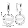 Сережки з білого золота з підвіскою (арт. 108294б) – зображення 2