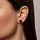Золоті сережки пусети з оніксом (арт. 1101263/10о) – зображення 3