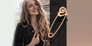 Булавка: практичная застежка или золотая брошь?