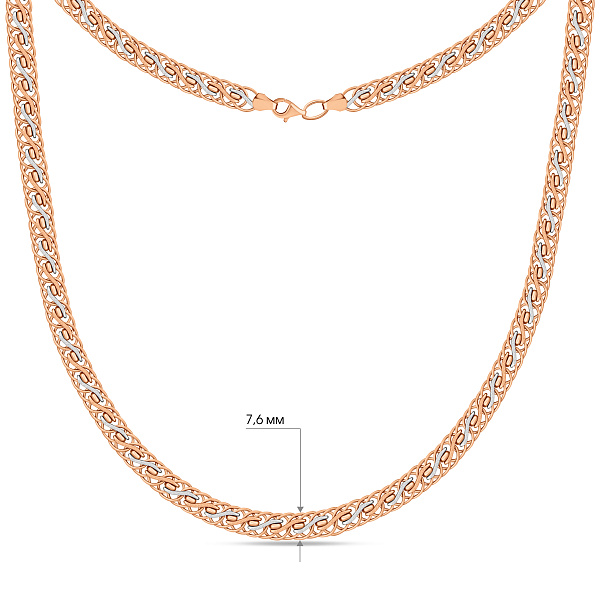 Широке золоте кольє (арт. 351445кб) – зображення 4