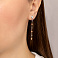 Серьги из белого и красного золота (арт. 1091544бк) – изображение 2
