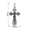 Серебряный крестик с распятием (арт. 7904/3513-ч) – изображение 2