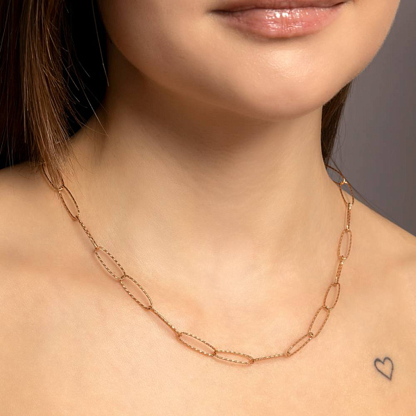 Золотое колье Francelli (арт. 352413) – изображение 2