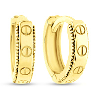 Сережки з жовтого золота (арт. 109973/15ж)