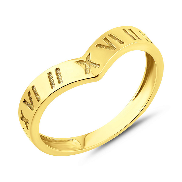 Кольцо из желтого золота без камней (арт. 154496ж) – изображение 1