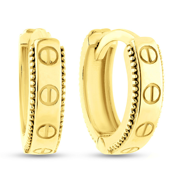 Сережки з жовтого золота (арт. 109973/15ж) – зображення 1