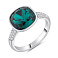 Серебряное кольцо с крупным фианитом (арт. 7501/2186342цз) – изображение 1