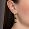 Серьги-подвески Бабочки из желтого золота (арт. 104983ж) – изображение 2