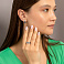 Серебряное кольцо с россыпью фианитов (арт. 7901/1028.10) – изображение 3