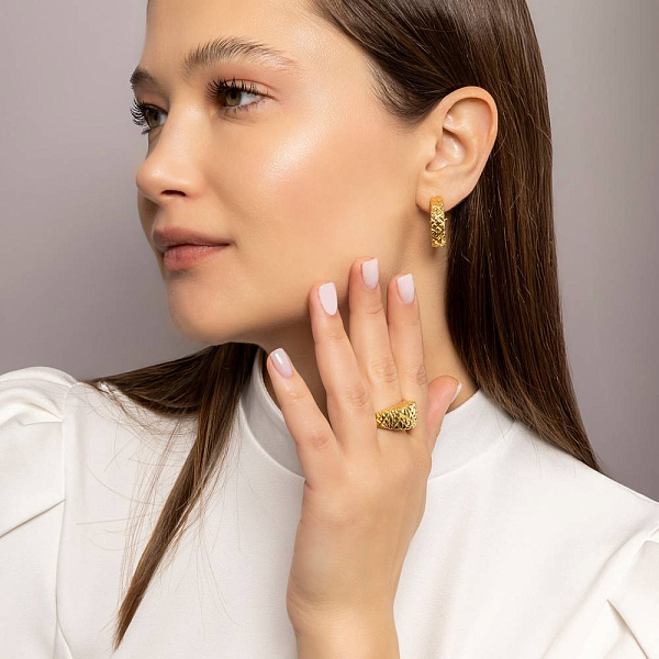 Золотое кольцо Francelli (арт. 156652ж) – изображение 6