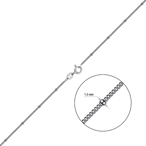 Серебряная цепочка плетение Панцирное фантазийное (арт. 03019402) – изображение 2
