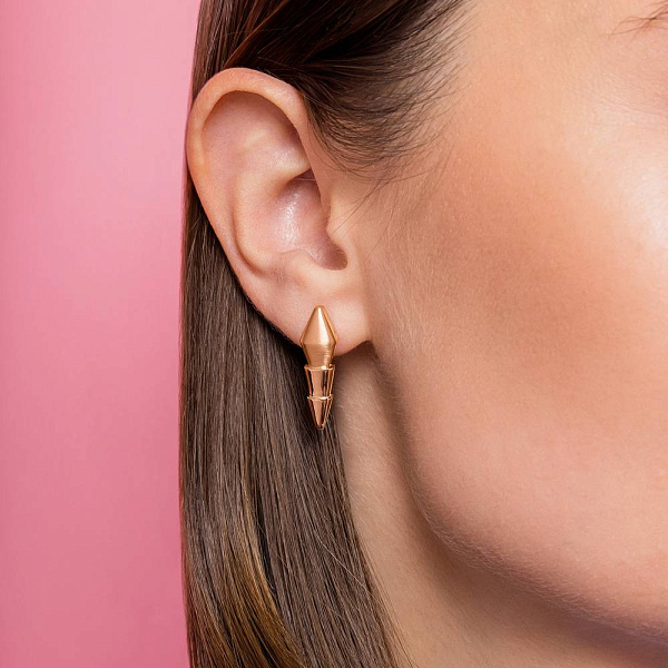 Серьги Змея из красного золота (арт. 109220м) – изображение 1