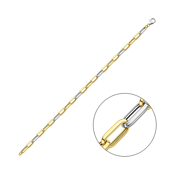 Браслет з жовтого і білого золота (арт. 321146жб) – зображення 1