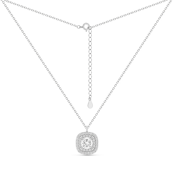 Серебряное колье с фианитами (арт. 7507/2597) – изображение 1