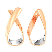 Золотые серьги без камней (арт. 110184)