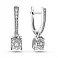 Серьги из белого золота с бриллиантами (арт. С011300050б) – изображение 1