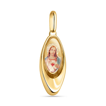 Фото Ладанка из золота Иисус Христос (арт. 404800жИ)