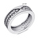 Серебряное кольцо с дорожкой из фианитов (арт. 7501/6274) – изображение 2