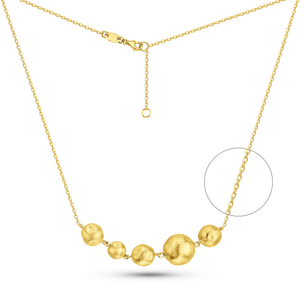 Кольє Francelli з жовтого золота (арт. 352869ж) – зображення 1