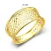 Кольцо из желтого золота без камней (арт. 155915ж) – изображение 4